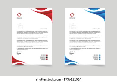 Creative Modern Letterhead design template