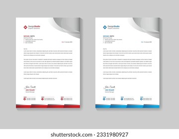 Creative Modern Letterhead Design Template For Your Project. Corporate Modern Letterhead Design Template Letter Head, Letterhead, Business Letterhead Design.