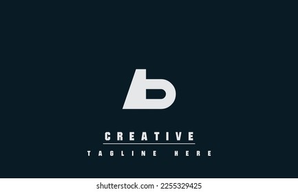 Creative Modern Letters icon vector Illustration. B Letter Logo Design.