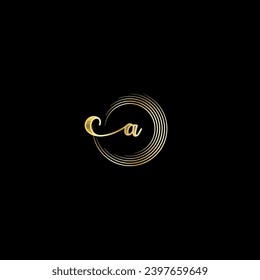 A creative modern letters logo design template