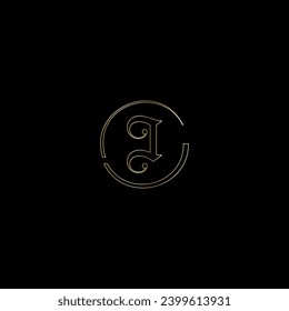 I creative modern letters logo design template