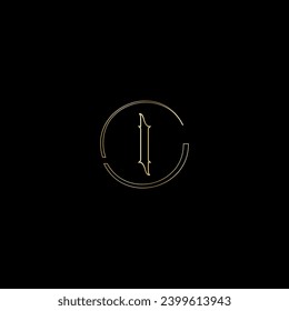 I creative modern letters logo design template