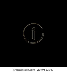 I creative modern letters logo design template