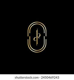 PLANTILLA de diseño de logotipo de letras modernas creativas de TI