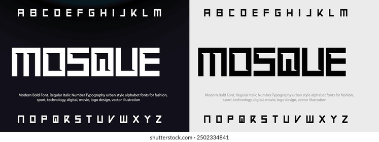 Creative modern liquid alphabet display font vector. Unique trendy typography style