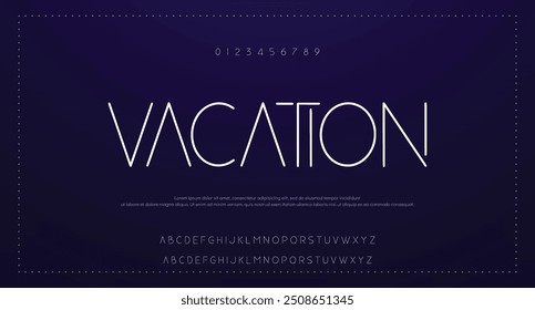 Creative modern liquid alphabet display font vector. Unique trendy typography style
