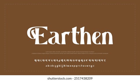 Creative modern liquid alphabet display font vector. Unique trendy typography style