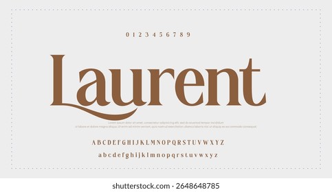 Creative modern liquid alphabet display font vector. Unique trendy typography style