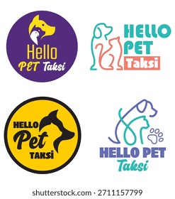 Haustier, Logo, Vektorlogo, Tierlogo, Hallo, Haustier-Taxi