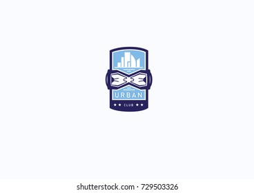 Creative modern logo, gyroscooter electric transport 