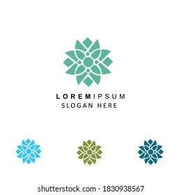 kreatives, modernes Lotus-Logo