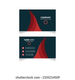 Creative, Modern and Luxury business card design template 