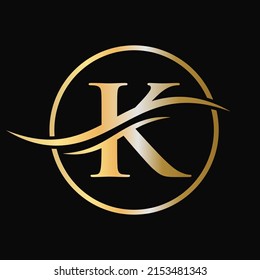 Creative Modern Luxury K Logo Vector Stock Vector (Royalty Free ...