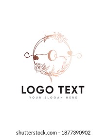Ornamentos creativos, modernos, de lujo y una elegante letra decorativa tipo de letra modelo de logotipo O, logotipo vector para identidad empresarial y de empresa 