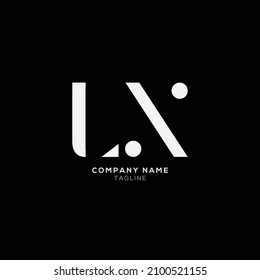 Creative modern LX Letter Business Logo Design Alphabet Icon Vector Symbol. Creative elegant letter LX logo template.