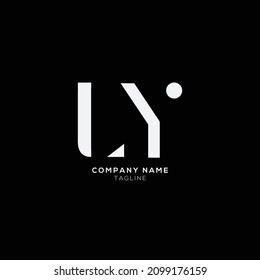 Creative modern LY Letter Business Logo Design Alphabet Icon Vector Symbol. Creative elegant letter LY logo template.