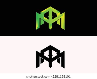 Creative Modern A M Letters monogram icon vector Illustration