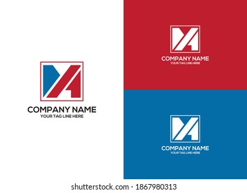 Creative Modern MA Logo Design For a Company.