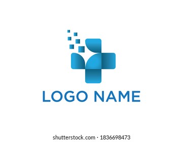 Logo Médico Creativo Y Moderno.Icono Vector.