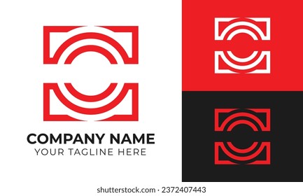 Design-Vorlage für kreatives, modernes, minimales abstraktes Geschäftslogo