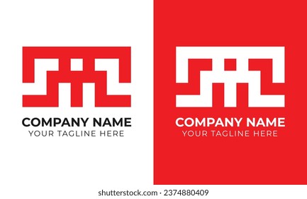 Creative modern minimal abstract business logo design template