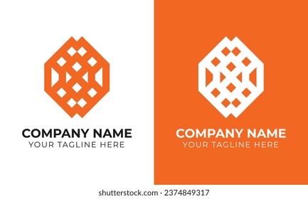 Creative modern minimal abstract monogram initial letter x logo design template