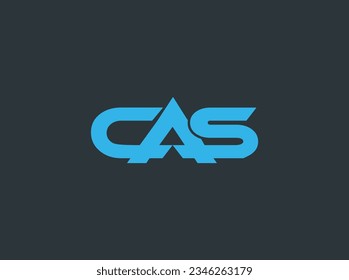 creative modern minimal cas logo design vector