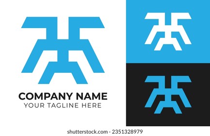 Creative modern minimalist abstract business logo design template