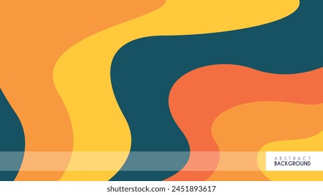 Creative modern and minimalist future geometric abstract background template.