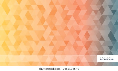 Creative modern and minimalist future geometric abstract background template.