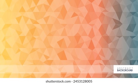 Creative modern and minimalist future geometric abstract background template.