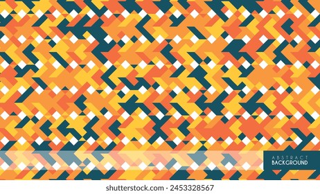 Plantilla de fondo abstracto geométrico moderno y minimalista futuro creativo.