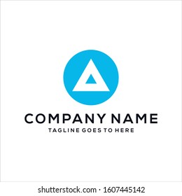 Creative modern Minimalist letter AO logo design vector