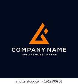 Creative modern Minimalist letter BF logo design vector