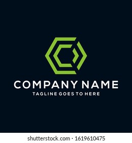 Creative modern Minimalist Letter C logo icon design template elements