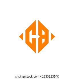 Creative modern Minimalist Letter CB logo icon design template elements