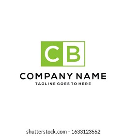Creative modern Minimalist Letter CB logo icon design template elements
