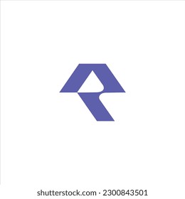 Creative and modern minimalist R or AN, NA letter logo design template for business Company