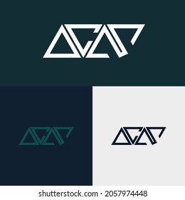 Creative modern minimalist vector iconic brand logo design