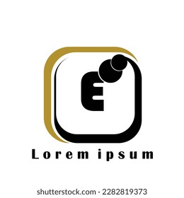 Creative and modern minimalistic alphabet logo design template for use in any kind of business