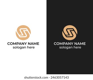 Creative Moderner Monogramm-Buchstabe OS, S O Logo Design Vorlage