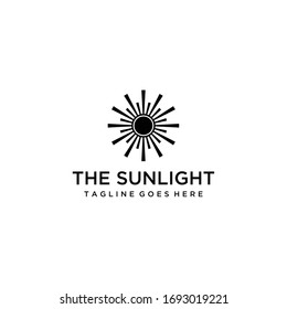 Creative Modern morning Sun logo design template