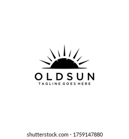 Creative Modern morning Sun logo design template