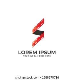 Creative and modern N Letter cinematography logo design template vector eps 