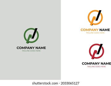Diseño creativo y moderno del logotipo de la letra N. Diseño de logotipo de carta N, plantilla de vector de diseño de logotipo de carta creativa N