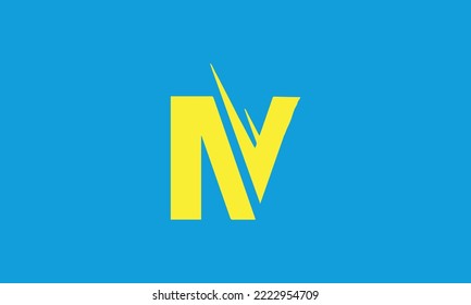 Creative and modern N letter logo design. N. N Logo Design, Initial N Logo template