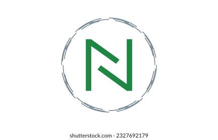 Creative and modern N letter logo design. N. N Logo Design, Initial N Logo template