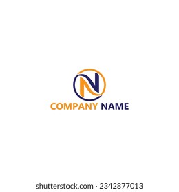 Creative and modern N letter logo design. N. N Logo Design, Initial N Logo template