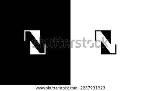 Creative and modern N letter logo design. N. N Logo Design, Initial N Logo template Stock fotó © 