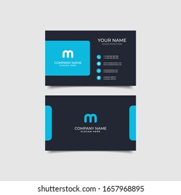 creative modern name card and business card